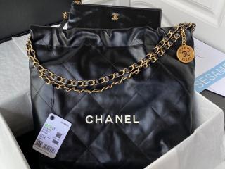 【AS3260-1】 CHANEL 22 シャネル バッグ スーパーコピー 22年新作 スモール ハンドバッグ シャイニー カーフスキン ショルダーバッグ AS3261