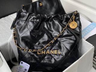 【AS3260-3】 CHANEL 22 シャネル バッグ スーパーコピー 22年新作 スモール ハンドバッグ シャイニー カーフスキン ショルダーバッグ AS3261