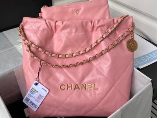 【AS3260-10】 CHANEL 22 シャネル バッグ コピー 22年新作 スモール ハンドバッグ シャイニー カーフスキン ショルダーバッグ AS3261