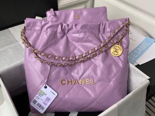 【AS3260-11】 CHANEL 22 シャネル バッグ スーパーコピー 22年新作 スモール ハンドバッグ シャイニー カーフスキン ショルダーバッグ AS3261