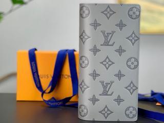 【M81335】 LOUIS VUITTON ルイヴィトン モノグラム・シャドウ 長財布 スーパーコピー 22新作 BRAZZA ポルトフォイユ・ブラザ メンズ 二つ折り財布