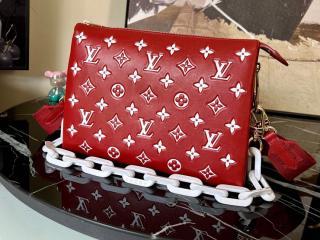 【M20761】 LOUIS VUITTON ルイヴィトン モノグラム・パターン バッグ コピー 22新作 COUSSIN クッサン PM レディース ショルダーバッグ 2色可選択
