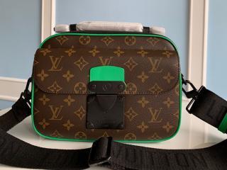 【M46246】 LOUIS VUITTON ルイヴィトン モノグラム バッグ コピー 22新作 S LOCK Sロック・メッセンジャー メンズ ショルダーバッグ