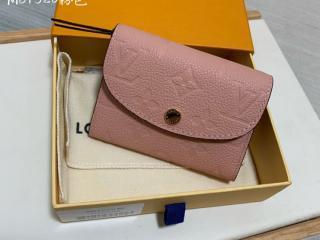 【M81520】 LOUIS VUITTON ルイヴィトン モノグラム・アンプラント 財布 コピー 22新作 ポルトモネ･ロザリ レディース 二つ折り財布 ローズプードル
