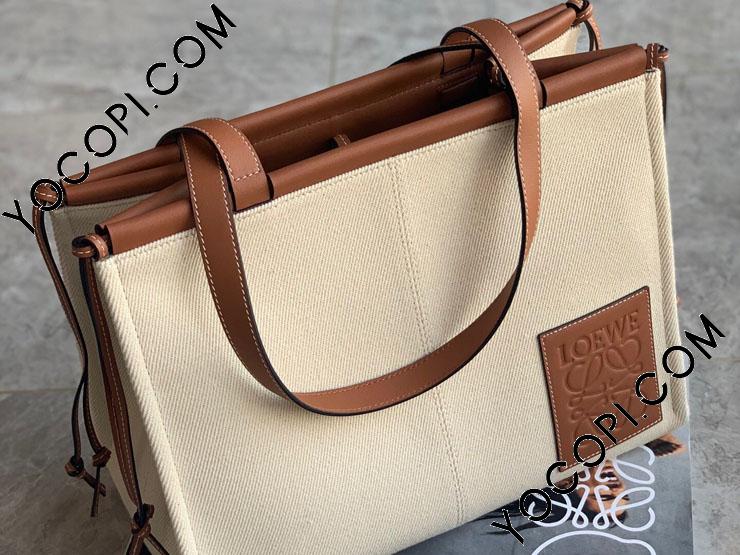 LOEWE ロエベ トートバッグ クッショントート キャンバス カーフ