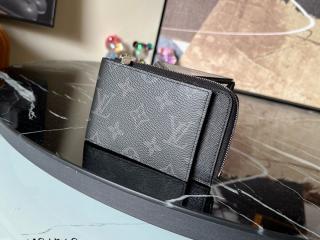 【M81568】 LOUIS VUITTON ルイヴィトン モノグラム・エクリプス 財布 コピー 22新作 ハイブリッド･ウォレット メンズ 二つ折り財布