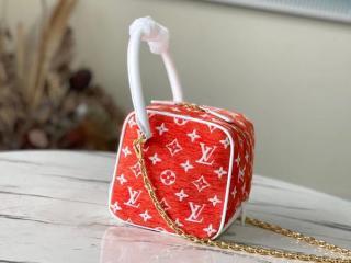 【M46212】 LOUIS VUITTON ルイヴィトン モノグラム・ジャカード バッグ コピー 22新作 スクエア・バッグ レディース ショルダーバッグ