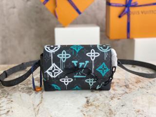 【M81852】 LOUIS VUITTON ルイヴィトン モノグラム・エクリプス バッグ スーパーコピー 22新款 STEAMER スティーマー・ウエアラブル ウォレット メンズ ショルダーバッグ