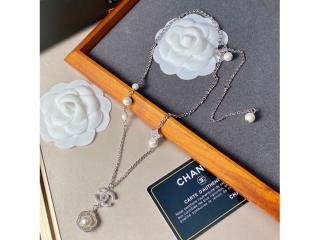 シャネル人気CCロゴネックレス メタル＆レジンパール