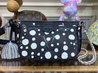 【M46410】 LOUIS VUITTON ルイヴィトン モノグラム・アンプラント バッグ スーパーコピー 23新作 LV × YK ミュルティ・ポシェット・アクセソワール ショルダーバッグ