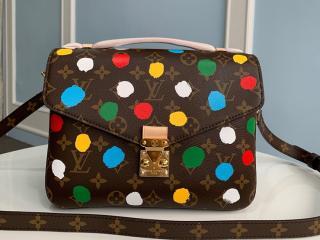 【M46384】 LOUIS VUITTON ルイヴィトン モノグラム バッグ コピー 23新作 LV × YK POCHETTE MÉTIS ポシェット・メティス レディース ショルダーバッグ