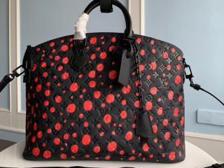 【M21676】 LOUIS VUITTON ルイヴィトン モノグラム・アンプラント バッグ コピー 23新作 LV × YK lock it taurillon ロックイット メンズ ショルダーバッグ