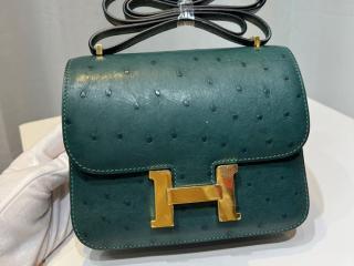 【Cst18Och05】 Hermes エルメス バッグ スーパーコピー Constance コンスタンス 18 ダチョウ レディース ショルダーバッグ