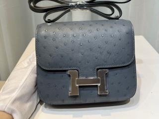 【Cst18Och06】 Hermes エルメス バッグ コピー Constance コンスタンス 18 ダチョウ レディース ショルダーバッグ