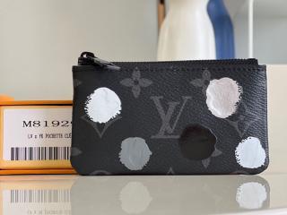 【M81929】 LOUIS VUITTON ルイヴィトン モノグラム・エクリプス 財布 スーパーコピー 23新作 LV × YK POCHETTE CLÉ ポシェット・クレ ラウンドファスナー財布