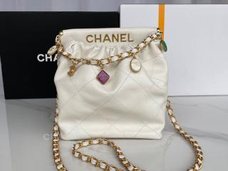 【AS3793-4】 CHANEL シャネル バッグ コピー 23年新作 bucket スモール バケット バッグ ラムスキン & レジン レディース ショルダーバッグ
