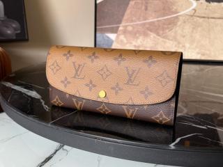 【M82157】 LOUIS VUITTON ルイヴィトン モノグラム 長財布 スーパーコピー 23新作 EMILIE ポルトフォイユ・エミリー レディース 二つ折り財布