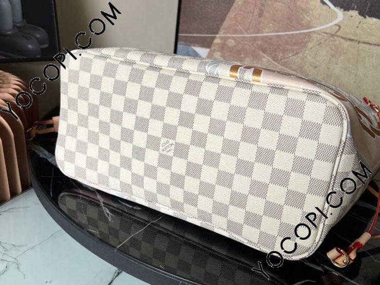 【LOUIS VUITTON】ネヴァーフルMM ダミエ｜アズール トートバッグ ネヴァーフル ルイヴィトン LOUIS VUITTON ダミエ アズール
