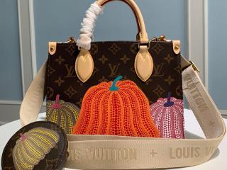 【M46466】 LOUIS VUITTON ルイヴィトン モノグラム バッグ コピー 23新作 LV × YK ONTHEGO オンザゴー MM レディース トートバッグ