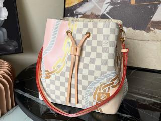 【N40474】 LOUIS VUITTON ルイヴィトン ダミエ・アズール バッグ スーパーコピー 23新作 NÉONOÉ ネオノエ MM レディース ショルダーバッグ