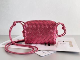 関税送料込 BOTTEGA スモール ループ カメラバッグ ピンク 680254-8】 BOTTEGA VENETA ボッテガ・ヴェネタ バッグ スーパー