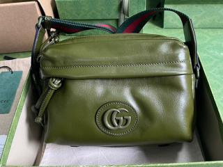 【725696 AABDH 3353】 GUCCI グッチ バッグ スーパーコピー 23年新款 ダブルG付き メンズ ショルダーバッグ