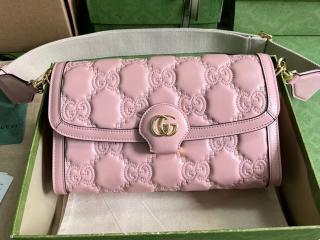 【724529-2】 GUCCI グッチ バッグ スーパーコピー 23年新款 GG Matelassé マテラッセ スモール レディース ショルダーバッグ