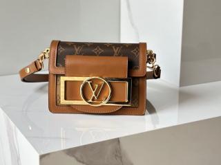 【M46537】 LOUIS VUITTON ルイヴィトン モノグラム バッグ スーパーコピー 23新作 Dauphine Lock ドーフィーヌ ロック･XL レディース ショルダーバッグ