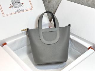 【loop18-7】 HERMES エルメス バッグ コピー In-The-Loop イン・ザ・ループ 18 レディース トートバッグ ゴールド/シルバー金具選択可