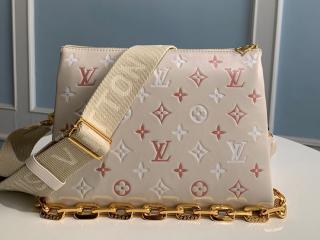 【M22398】 LOUIS VUITTON ルイヴィトン モノグラム・アンプラント バッグ スーパーコピー 23新作 COUSSIN クッサン PM レディース ショルダーバッグ