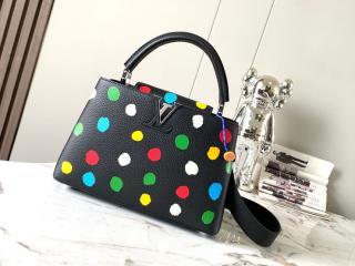 【M21663】 LOUIS VUITTON ルイヴィトン バッグ コピー 23新作 LV × YK CAPUCINES カプシーヌ MM レディース ショルダーバッグ