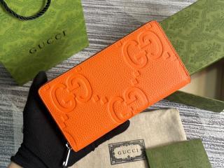 【739484-1】 GUCCI グッチ 長財布 コピー ジャンボGG ジップアラウンドウォレット レディース ラウンドファスナー財布