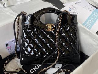 シャネル CHANEL31 ショッピングバッグ パテント ブラウン ショッピングバッグ & ボーリングバッグ | CHANEL