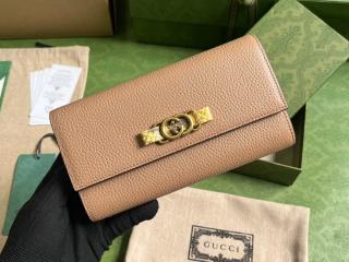 【750461-3】 GUCCI グッチ 長財布 スーパーコピー 23新款 インターロッキングG パイソン ボウ付き ウォレット レディース 二つ折り財布