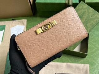 【750458-3】 GUCCI グッチ 長財布 コピー 23新款 インターロッキングG パイソン ボウ付き ジップウォレット ラウンドファスナー財布