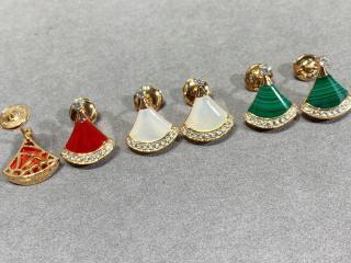 ブルガリ ピアス 偽物 Bvlgari 新作 3色