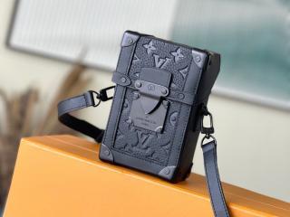 【M82070】 LOUIS VUITTON ルイヴィトン モノグラム・アンプラント バッグ スーパーコピー 23新作 VERTICAL TRUNK ヴェルティカル トランク・ウエアラブル ウォレット メンズ バッグ