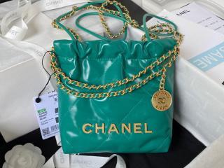 【AS3980-08】 CHANEL 22 シャネル バッグ スーパーコピー 23年新作 ミニ ハンドバッグ シャイニー カーフスキン レディース ショルダーバッグ