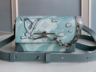 LOUIS VUITTON 新品同様 ルイヴィトン 長財布 アクアガーデン