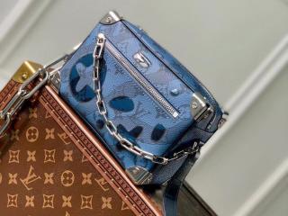 【M22588】 LOUIS VUITTON ルイヴィトン モノグラム・パターン バッグ スーパーコピー 23新作 Soft Trunk ミニ・ソフトトランク メンズ ショルダーバッグ