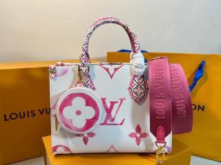 【M22976】 LOUIS VUITTON ルイヴィトン モノグラム・アンプラント バッグ スーパーコピー 23新作 OnTheGo オンザゴー PM レディース トートバッグ