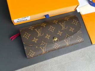 【M60697-new】 LOUIS VUITTON ルイヴィトン モノグラム 長財布 コピー 23新作 Emilie ポルトフォイユ・エミリー レディース 二つ折り財布