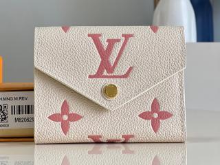 【M82062】 LOUIS VUITTON ルイヴィトン モノグラム・アンプラント 財布 スーパーコピー 23新作 ポルトフォイユ・ヴィクトリーヌ レディース 三つ折り財布