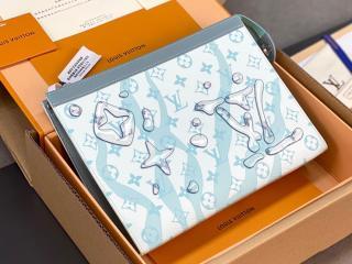【M22763】 LOUIS VUITTON ルイヴィトン モノグラム・アクアガーデン バッグ スーパーコピー 23新作 ポシェット・ヴォワヤージュ MM クラッチバッグ