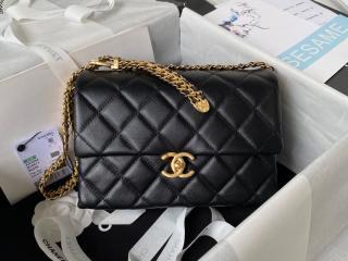 【AS3994-1】 CHANEL シャネル バッグ スーパーコピー 23年新作 スモール フラップバッグ カーフスキン レディース ショルダーバッグ 2サイズ可選択 AS3984