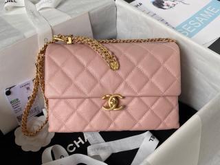 【AS3994-3】 CHANEL シャネル バッグ スーパーコピー 23年新作 スモール フラップバッグ カーフスキン レディース ショルダーバッグ 2サイズ可選択 AS3984