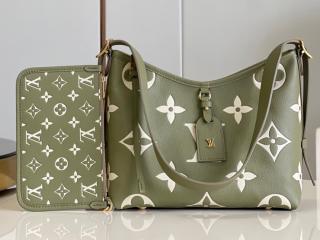【M46672】 LOUIS VUITTON ルイヴィトン モノグラム・アンプラント バッグ コピー 23新作 carryall キャリーオール ジップ NM PM レディース ショルダーバッグ