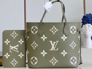 【M46649】 LOUIS VUITTON ルイヴィトン モノグラム・アンプラント バッグ コピー 23新作 NEVERFULL ネヴァーフル MM レディース トートバッグ