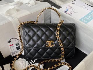 CHANEL マトラッセ キャビアスキン チェーンショルダーバッグ