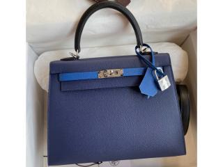 【kelly25ps03】 HERMES エルメス バッグ スーパーコピー Kelly ケリー25 ハンドバッグ エプソン ゴールド/シルバー金具選択可